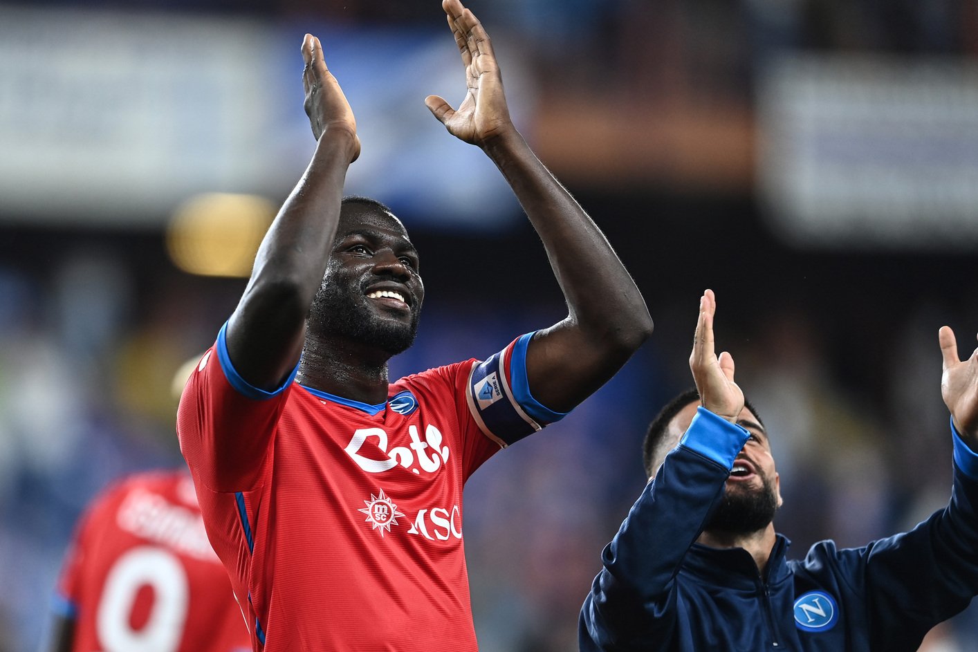 Koulibaly premiato con Ghoulam: A Napoli ho realizzato un sogno |  Sport e Vai