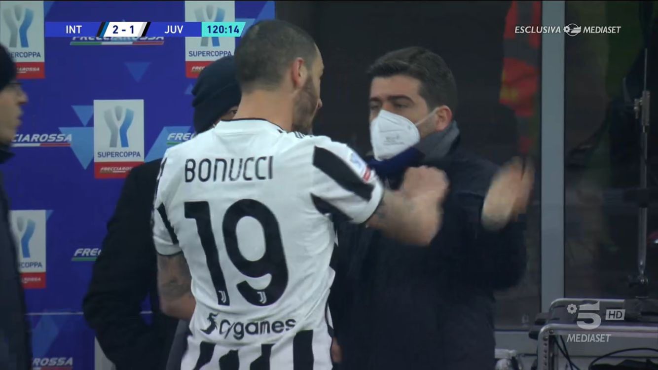 Bonucci era stato provocato: cosa ha detto il segretario dell'Inter |  Sport e Vai
