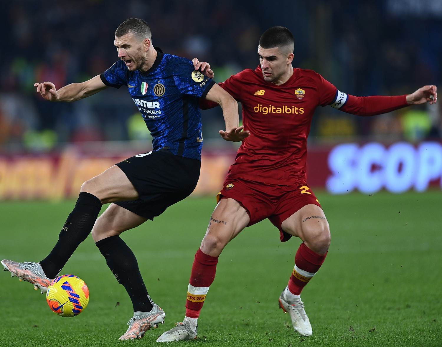 Dzeko: Conosco Roma, so cosa proveranno a fare contro l'Inter |  Sport e Vai