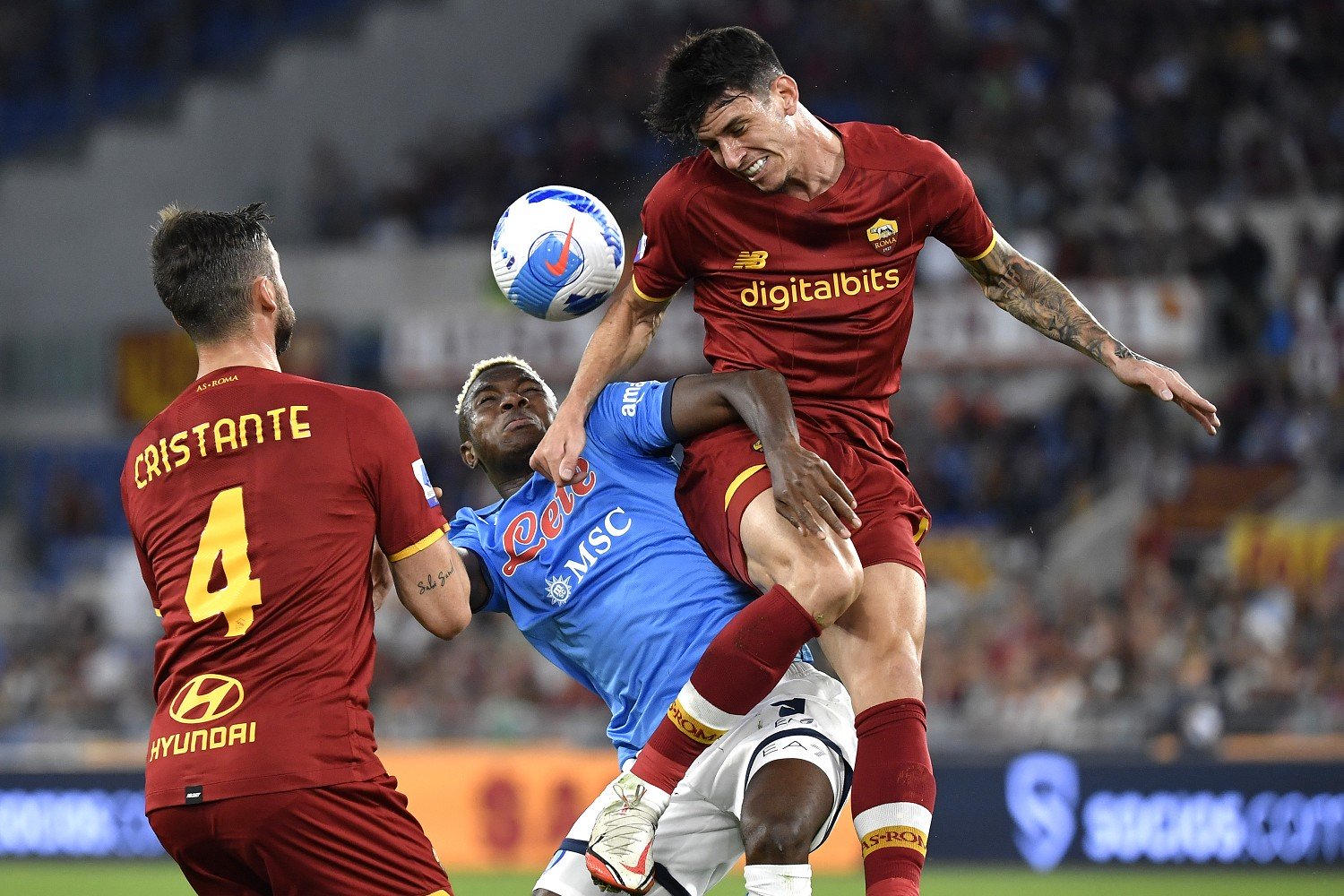 Roma-Napoli, Osimhen ha la dedica speciale per il gol |  Sport e Vai