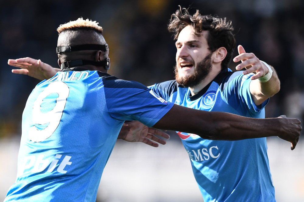Napoli: Osi-Kvara, i gemelli del gol dietro solo a Haaland e Mbappè |  Sport e Vai