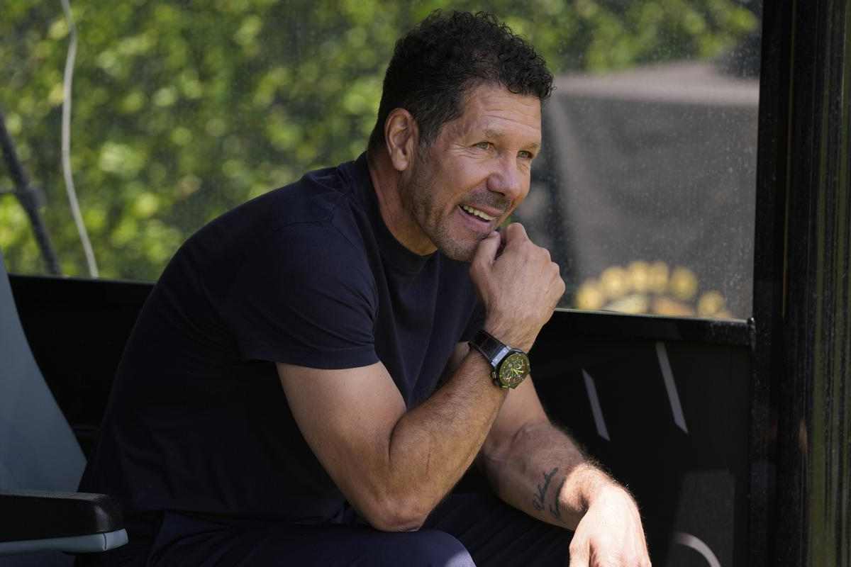 Diego Simeone in panchina