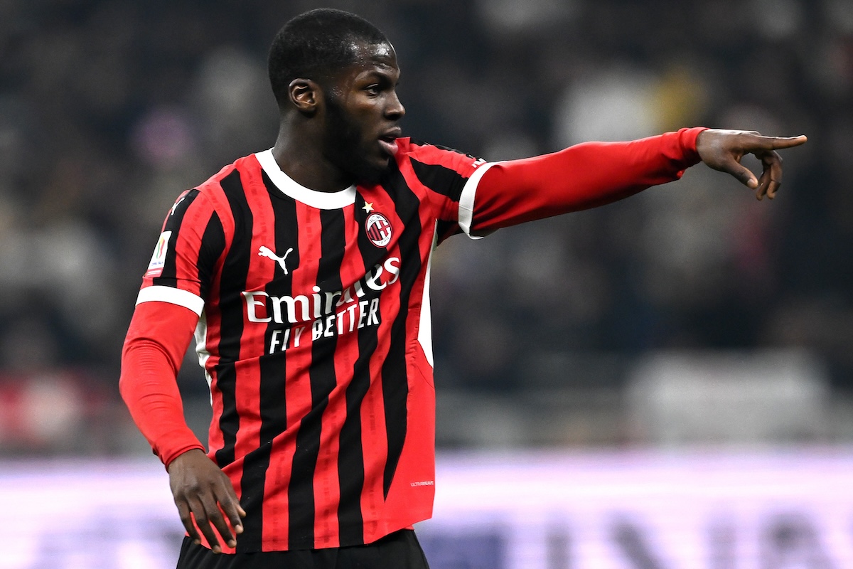 Musah, con la maglia del Milan