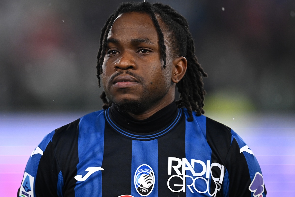Lookman, con la maglia dell'Atalanta