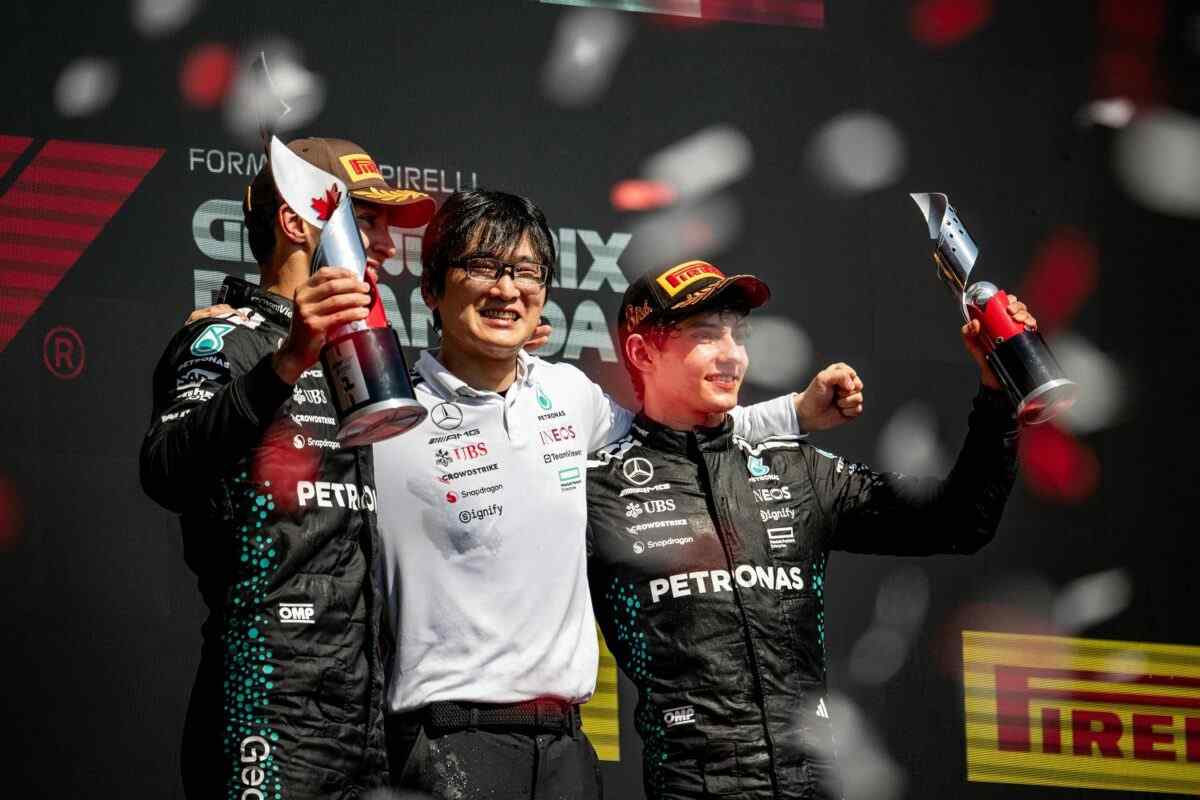 F1 Mercedes, Antonelli e Russell