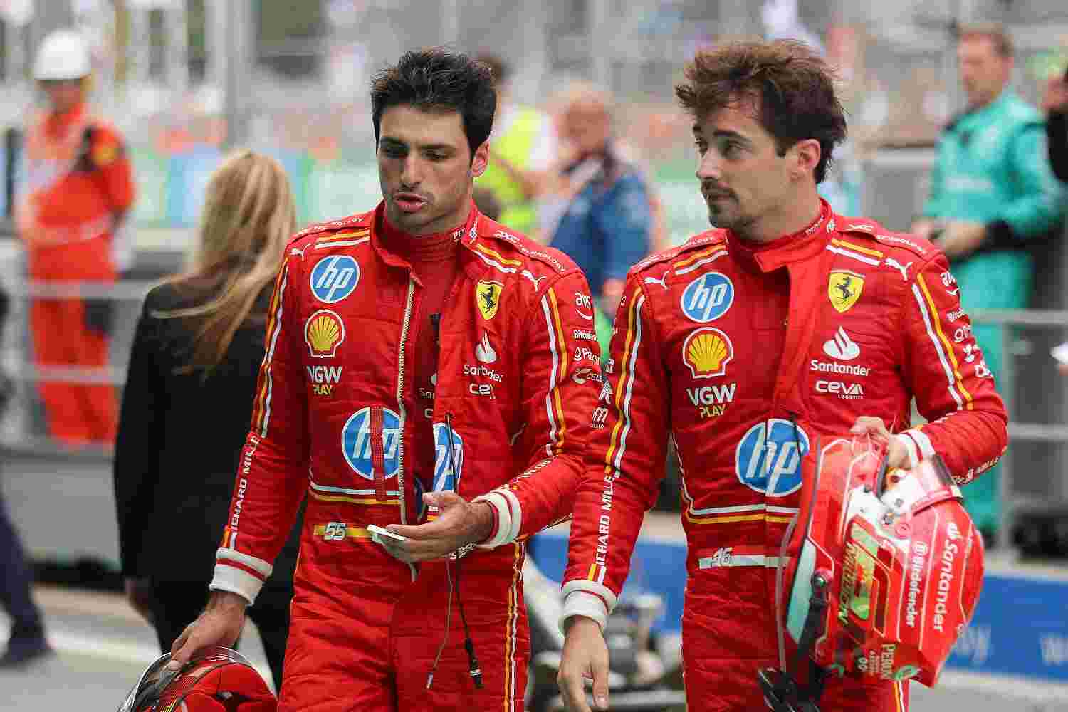 Sainz e Leclerc insieme in Ferrari