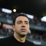 Xavi Hernandez in panchina