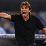 Antonio Conte sulla panchina del Napoli