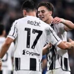 Adzic esulta con Kenan Yildiz nella sfida contro l'Inter