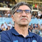 Ivan Juric sulla panchina dell'Atalanta