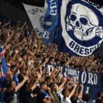 I tifosi del Brescia allo stadio Mario Rigamonti