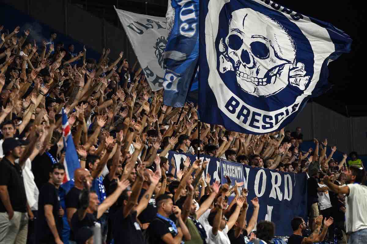 I tifosi del Brescia allo stadio Mario Rigamonti