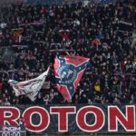 La massiccia curva del Crotone Calcio, club militante in Serie C nel girone C.