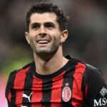 Christian Pulisic con la maglia del Milan