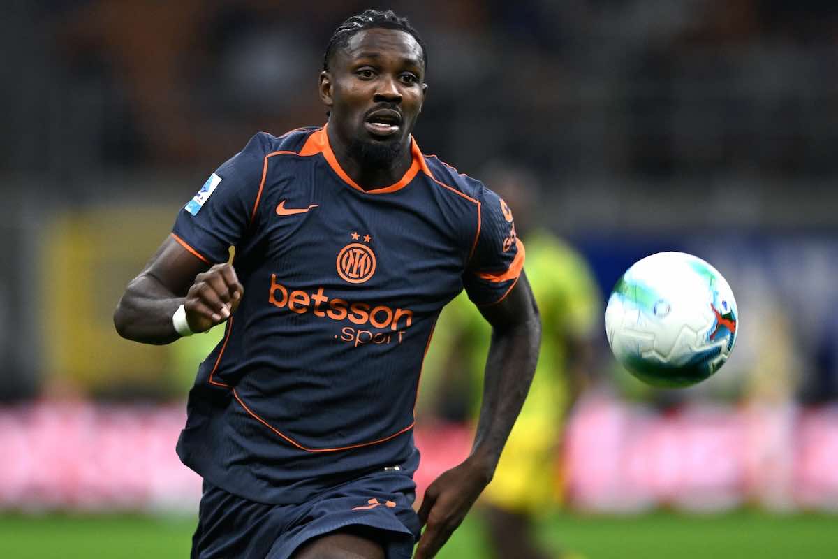 Marcus Thuram con la maglia dell'Inter