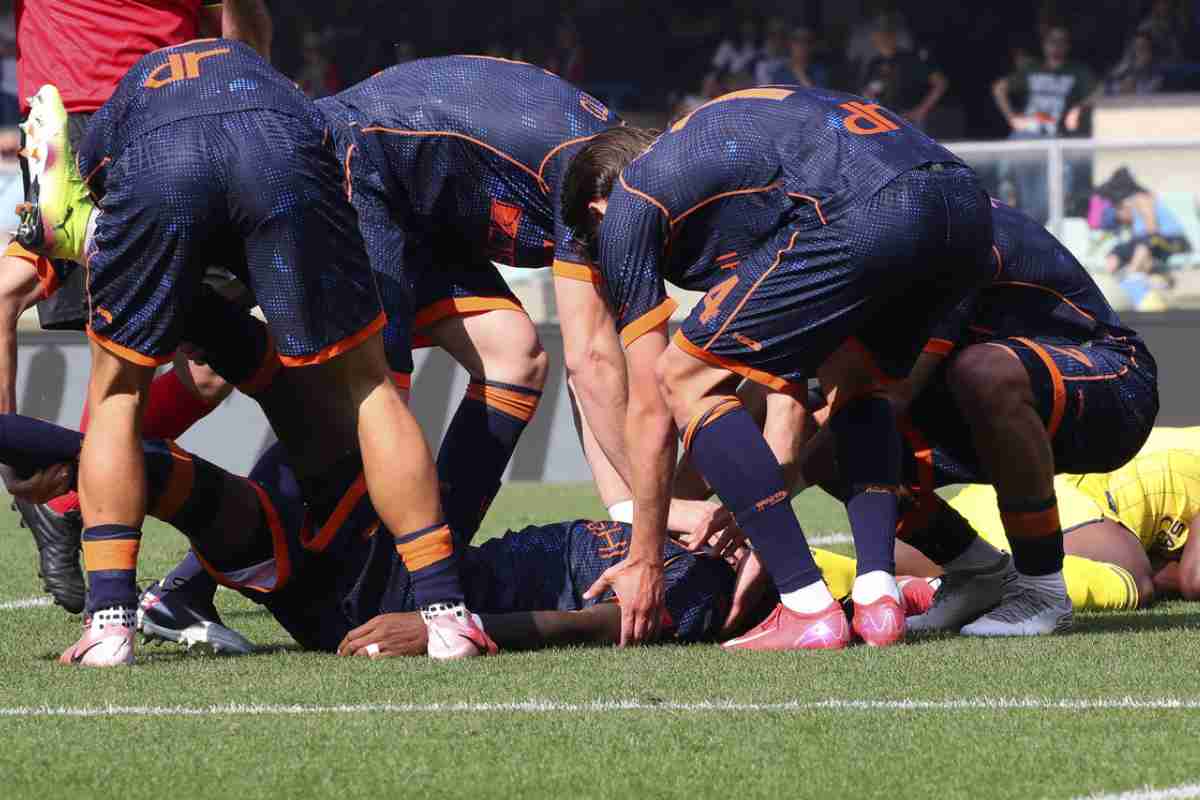 infortunio calciatore