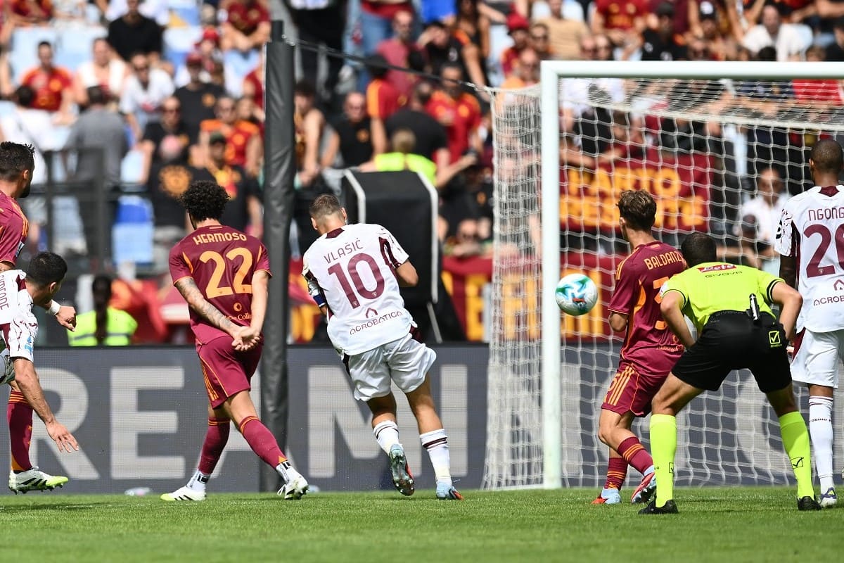 La prova dell'arbitro Ayroldi in Roma-Torino