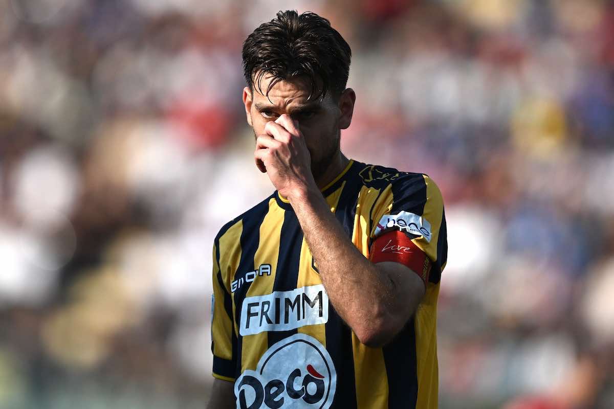Candellone con la maglia della Juve Stabia