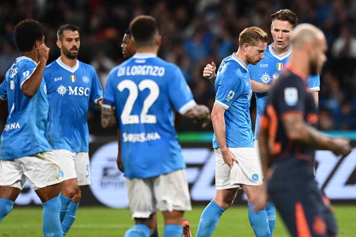 Napoli, diagnosi definitiva per De Bruyne: e Manna ha già il nome del sostituto