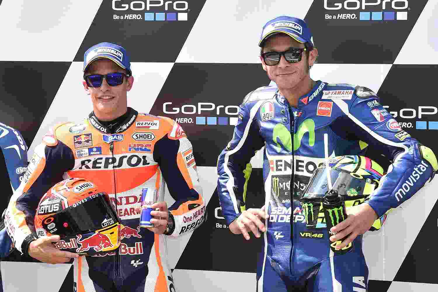 Marc Marquez e Valentino Rossi
