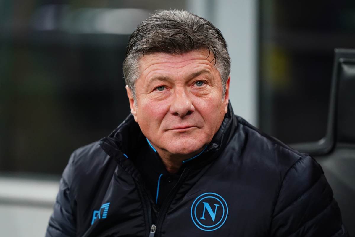 Walter Mazzarri in panchina