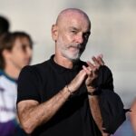 Stefano Pioli sulla panchina della Fiorentina