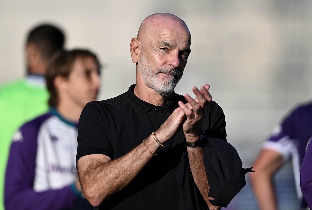 Stefano Pioli sulla panchina della Fiorentina