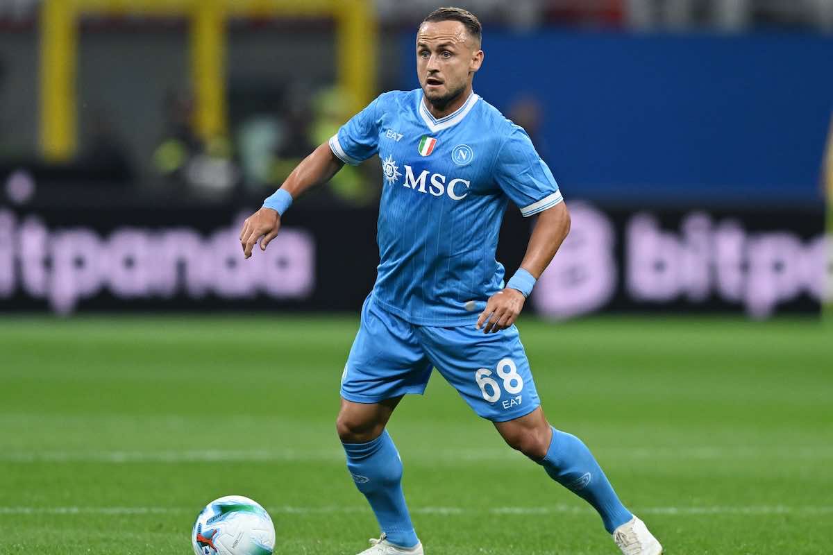 Lobotka con la maglia del Napoli