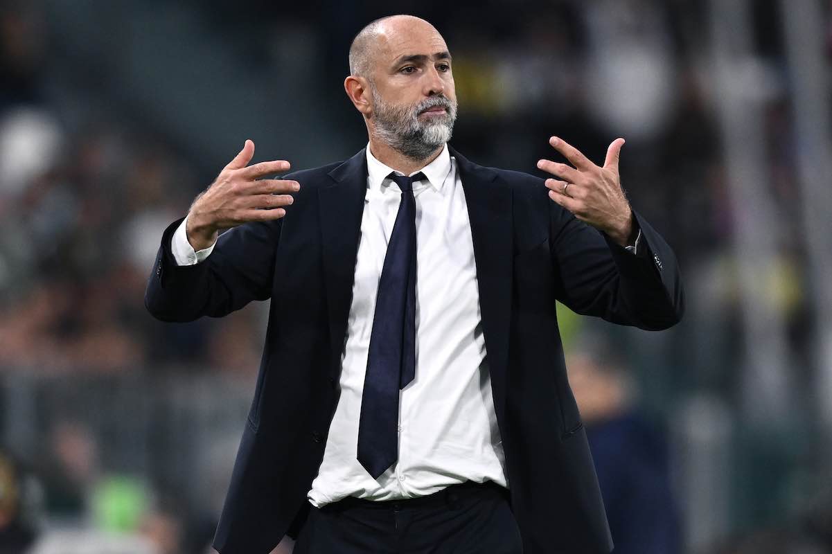 Igor Tudor sulla panchina della Juventus