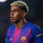 Lamine Yamal con la maglia del Barcellona