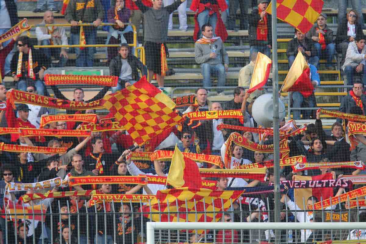 La calda tifoseria del Ravenna FC