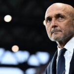 Luciano Spalletti sulla panchina della Nazionale italiana