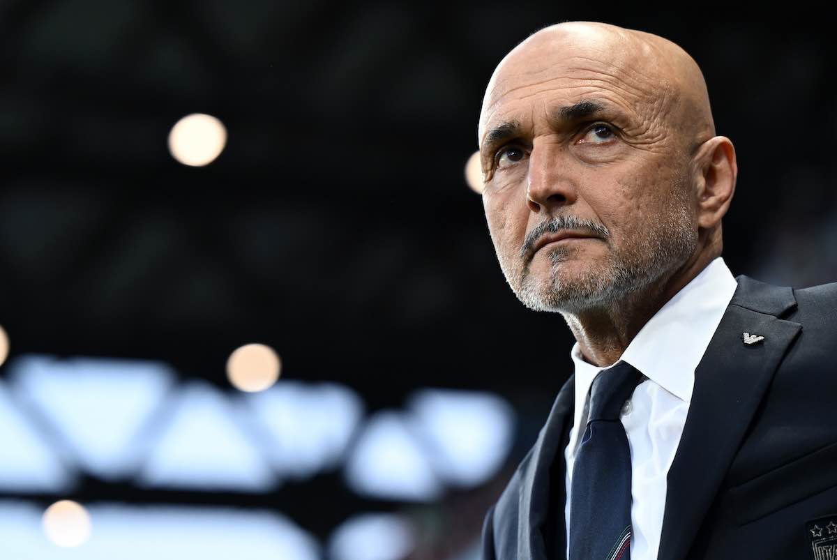 Luciano Spalletti sulla panchina della Nazionale italiana