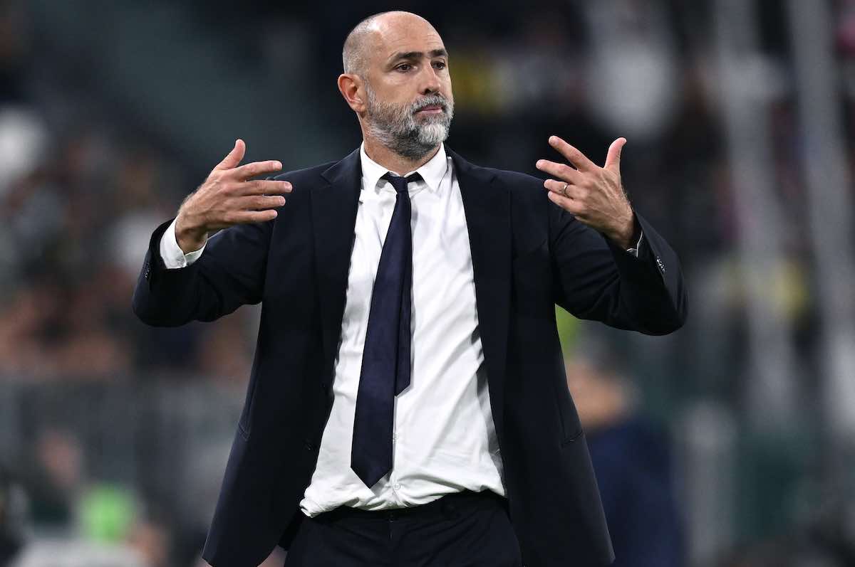 Igor Tudor sulla panchina della Juventus