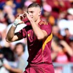 Artem Dovbyk con la maglia della Roma
