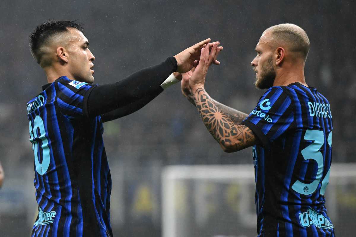 Martinez e Dimarco (Image Photo Agency) - sportevai.it