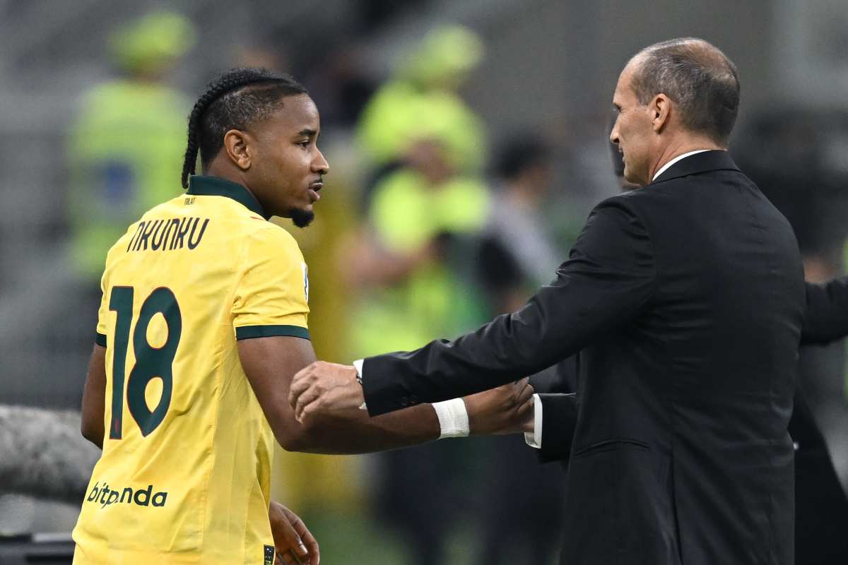 Nkunku e Allegri (Image Photo Agency) - sportevai.it