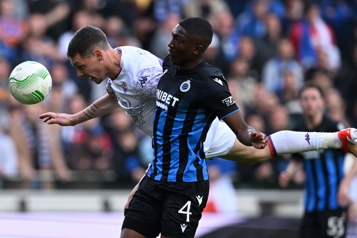 Ordonez con la maglia del Brugge