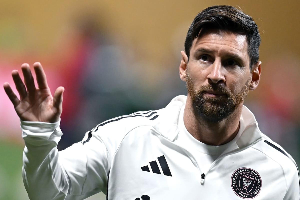 Leo Messi con la maglia dell'Inter Miami