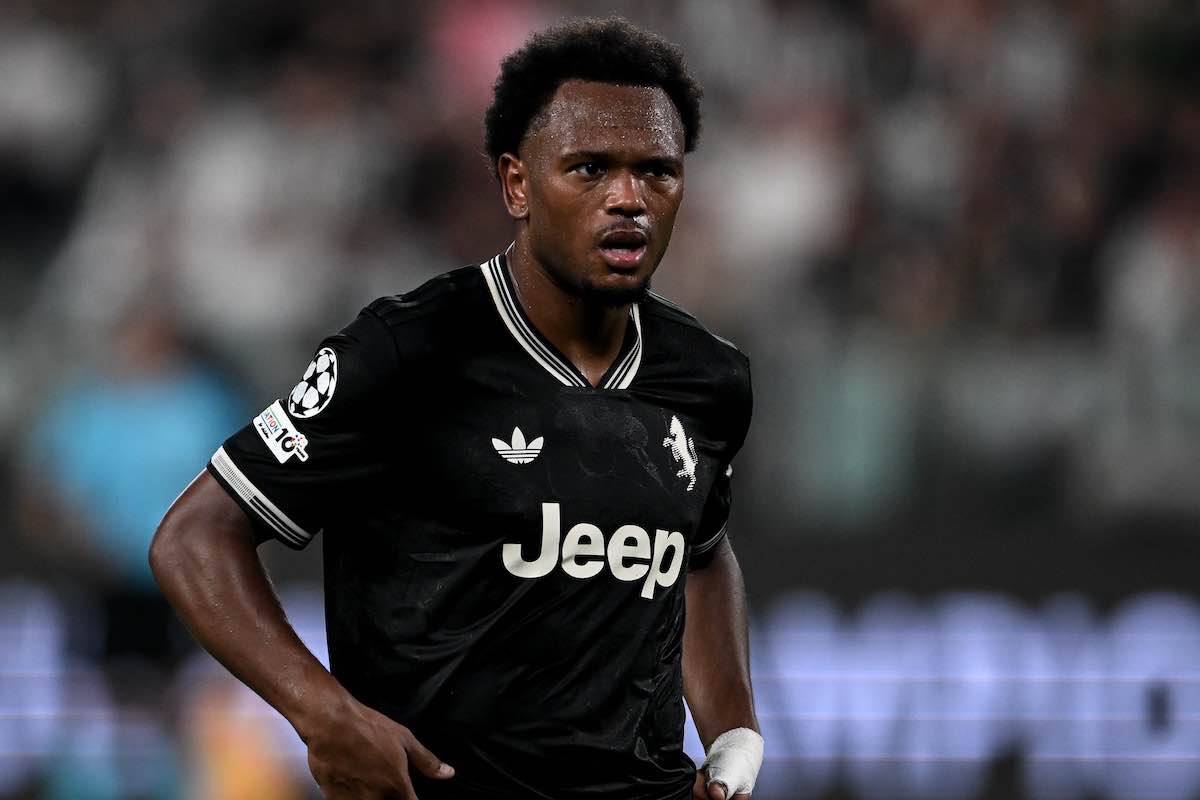 L'ex Lipsia Openda con la maglia della Juventus