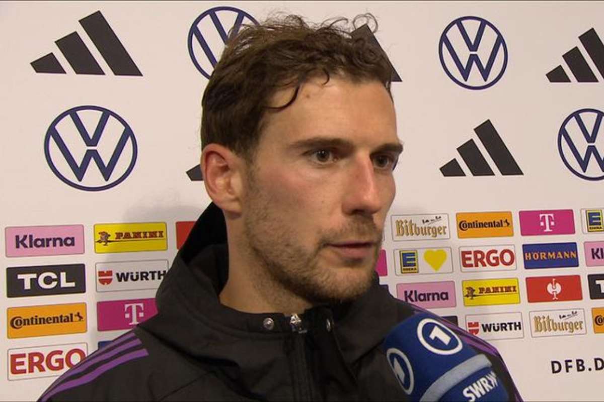 Goretzka parla ai giornalisti